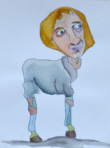 Frau-Schaf
