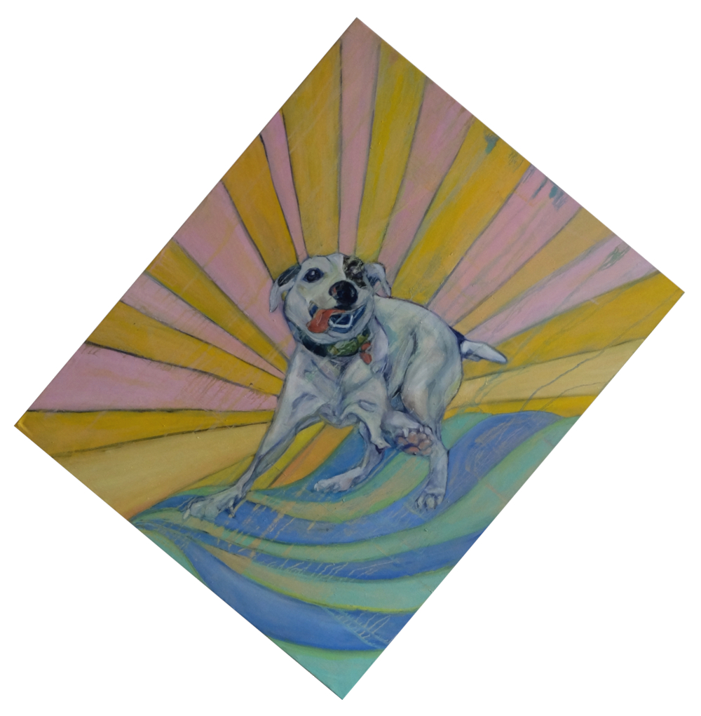 berauschter Hund
