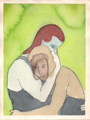 Umarmung eines Paares