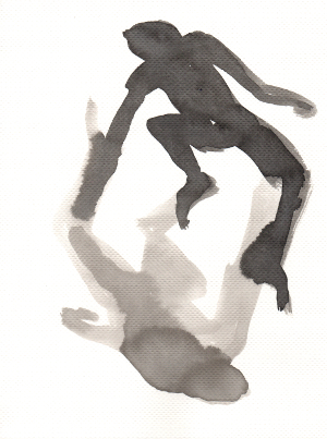 Schatten bilden Kreis