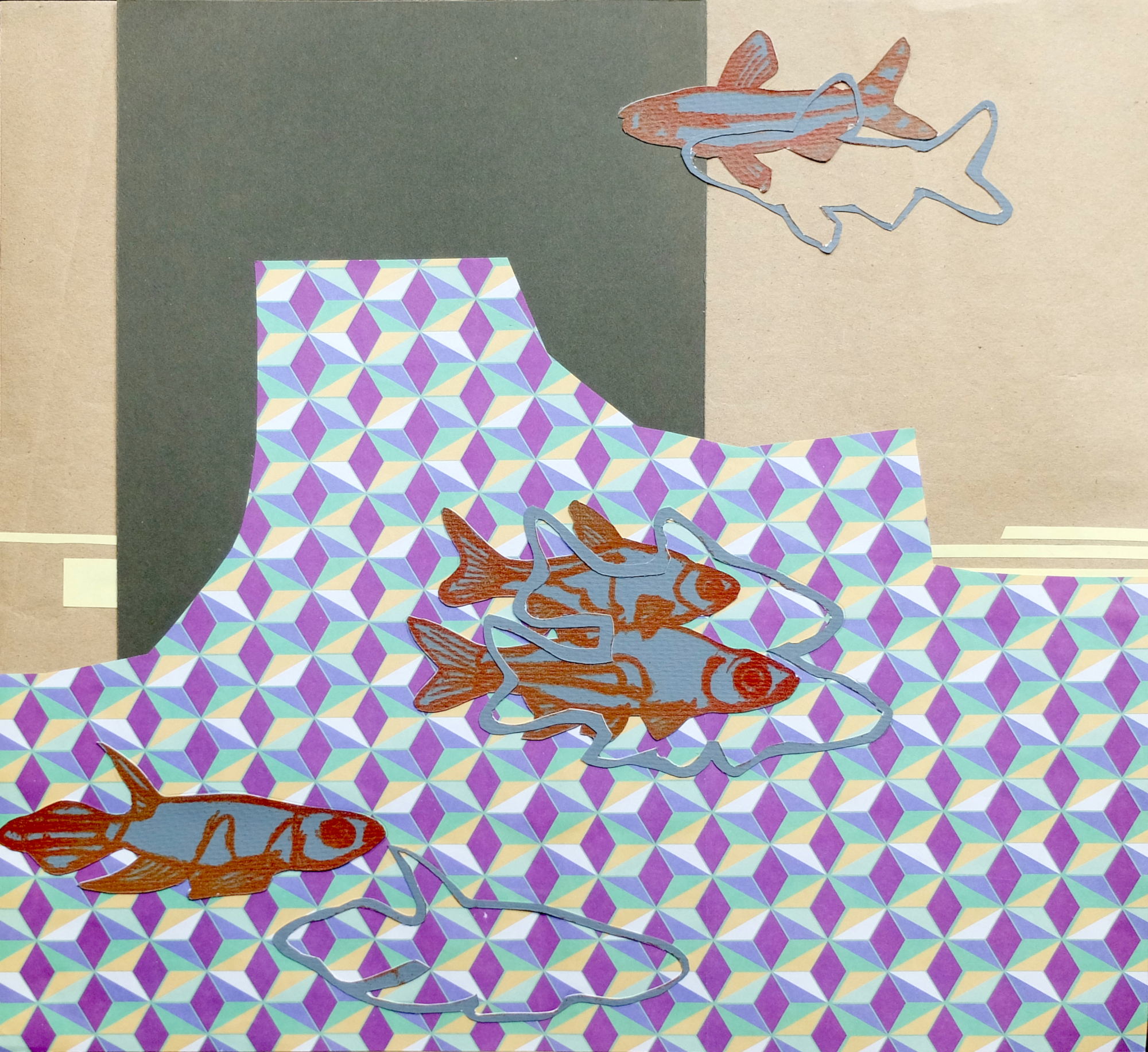 Graue Fische