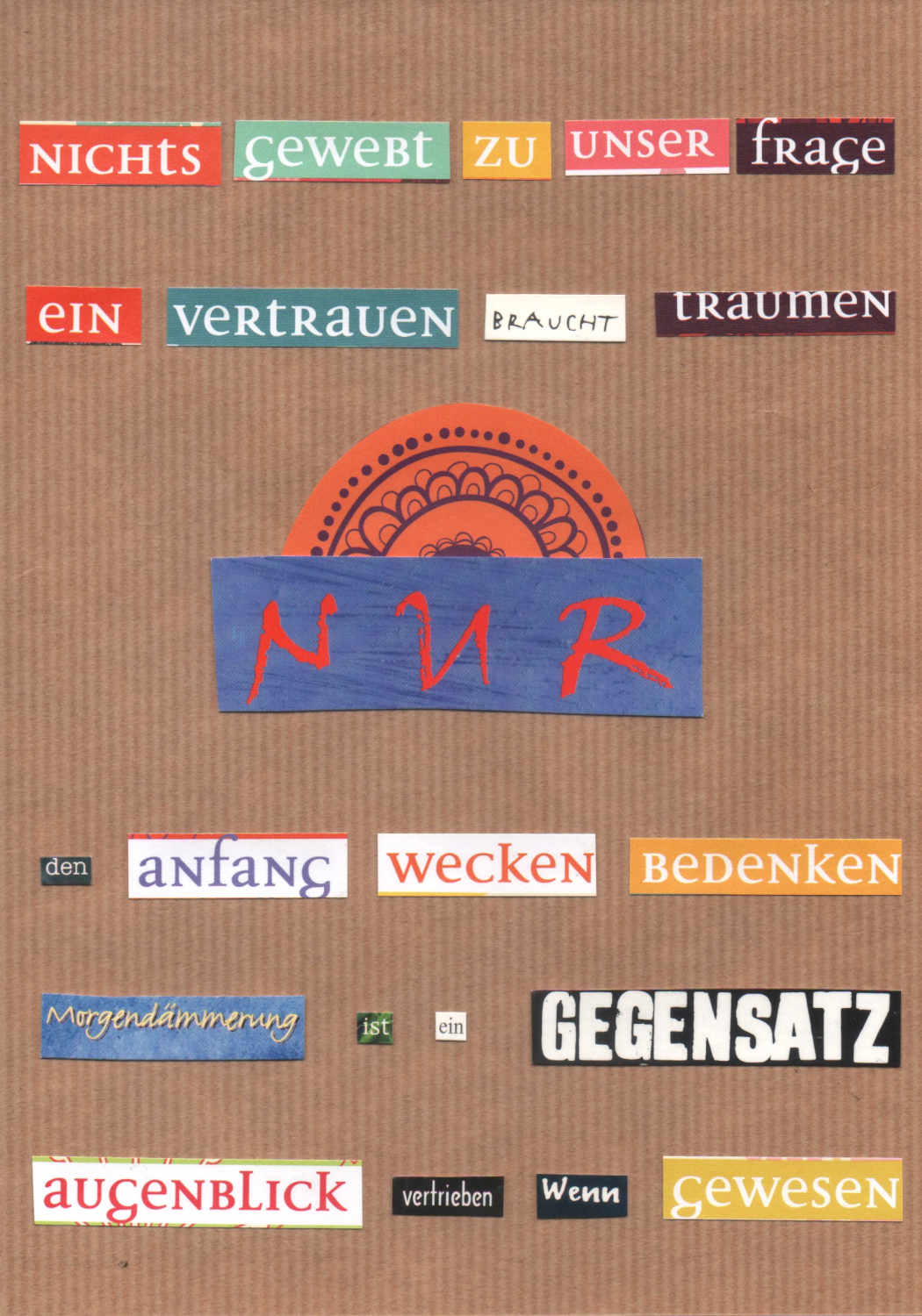 Lyrik als Collage