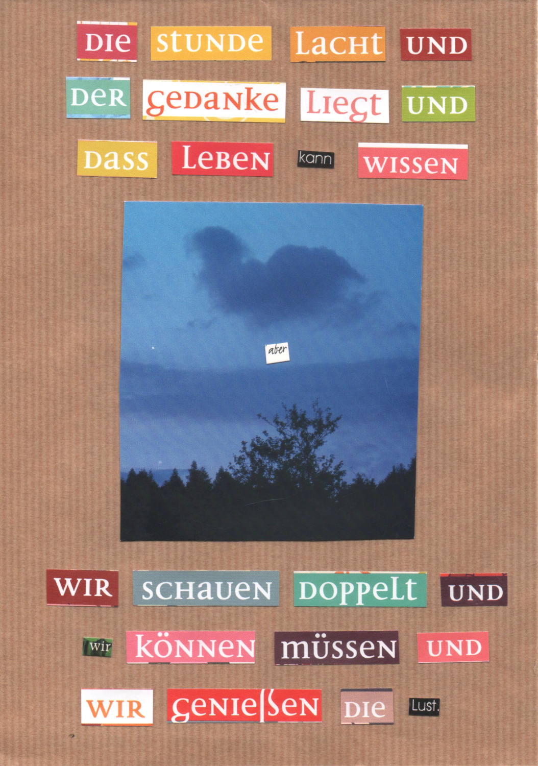 Lyrik als Collage