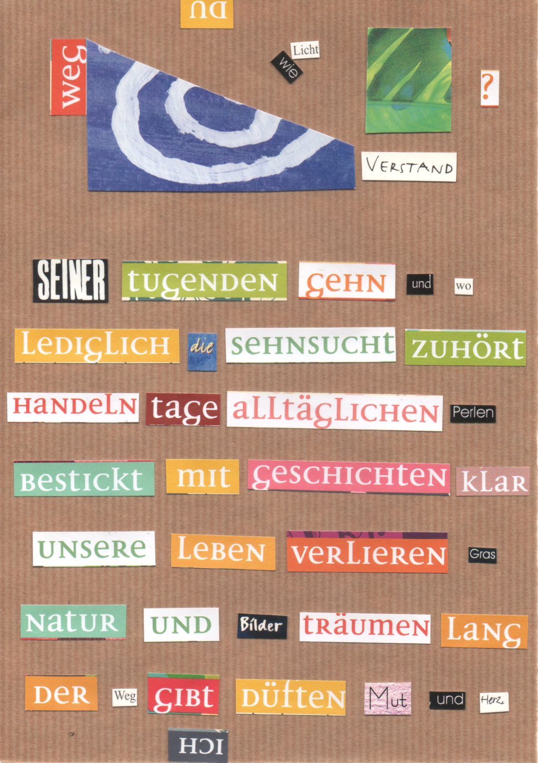 Lyrik als Collage