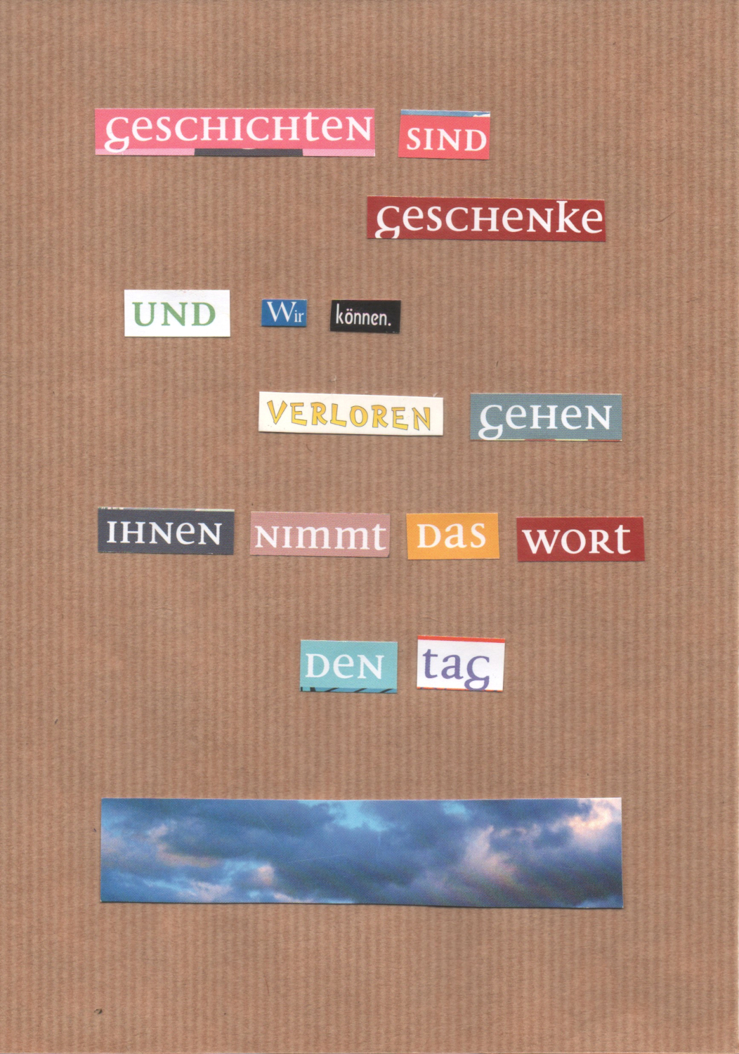 Lyrik als Collage