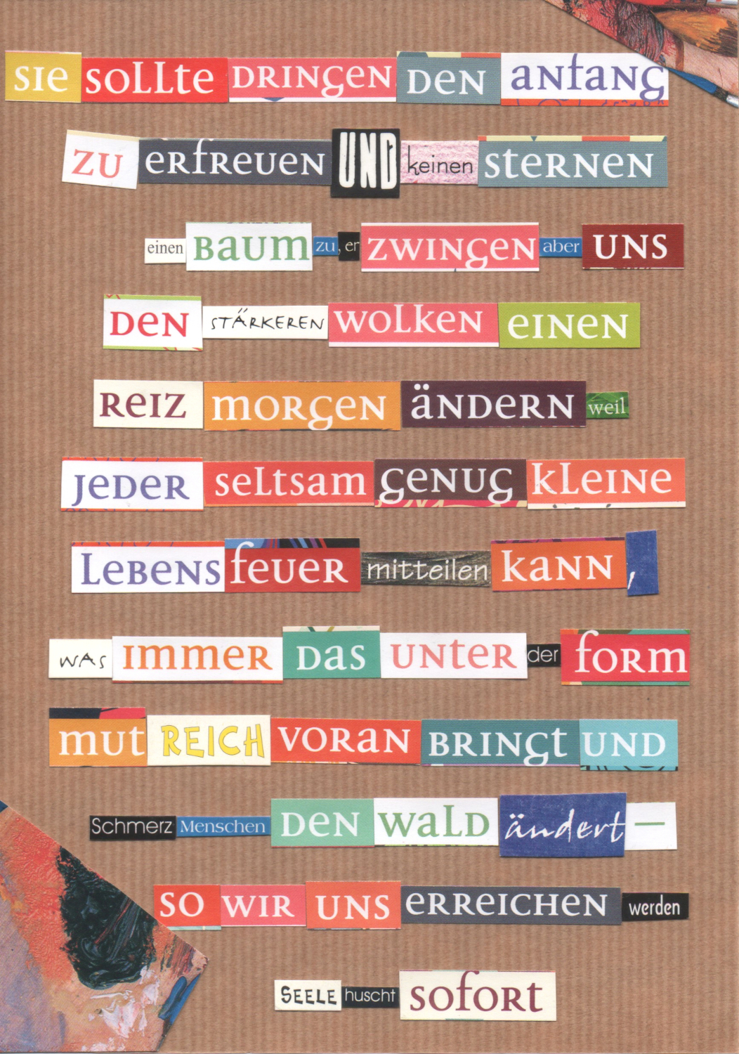 Lyrik als Collage