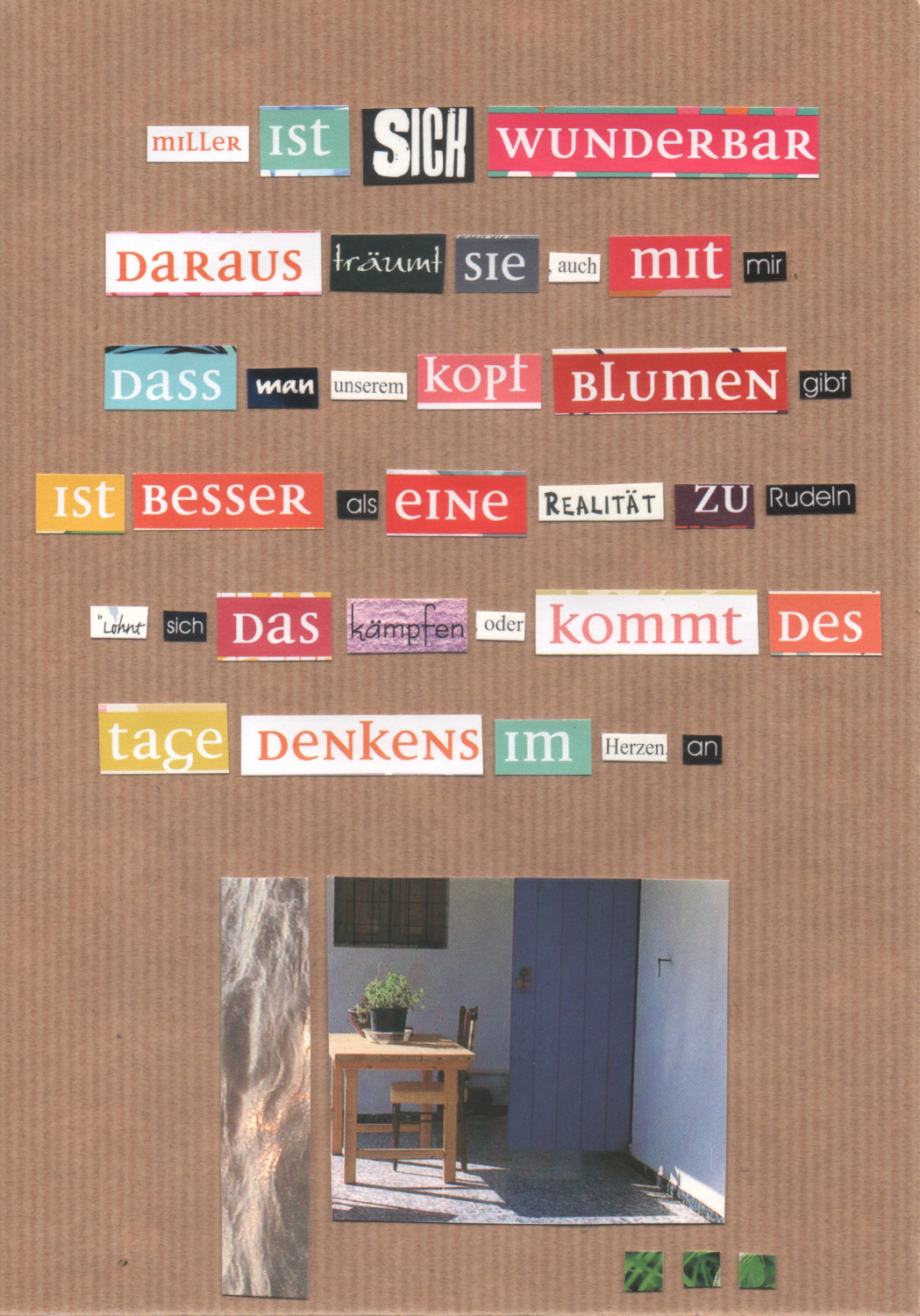 Lyrik als Collage