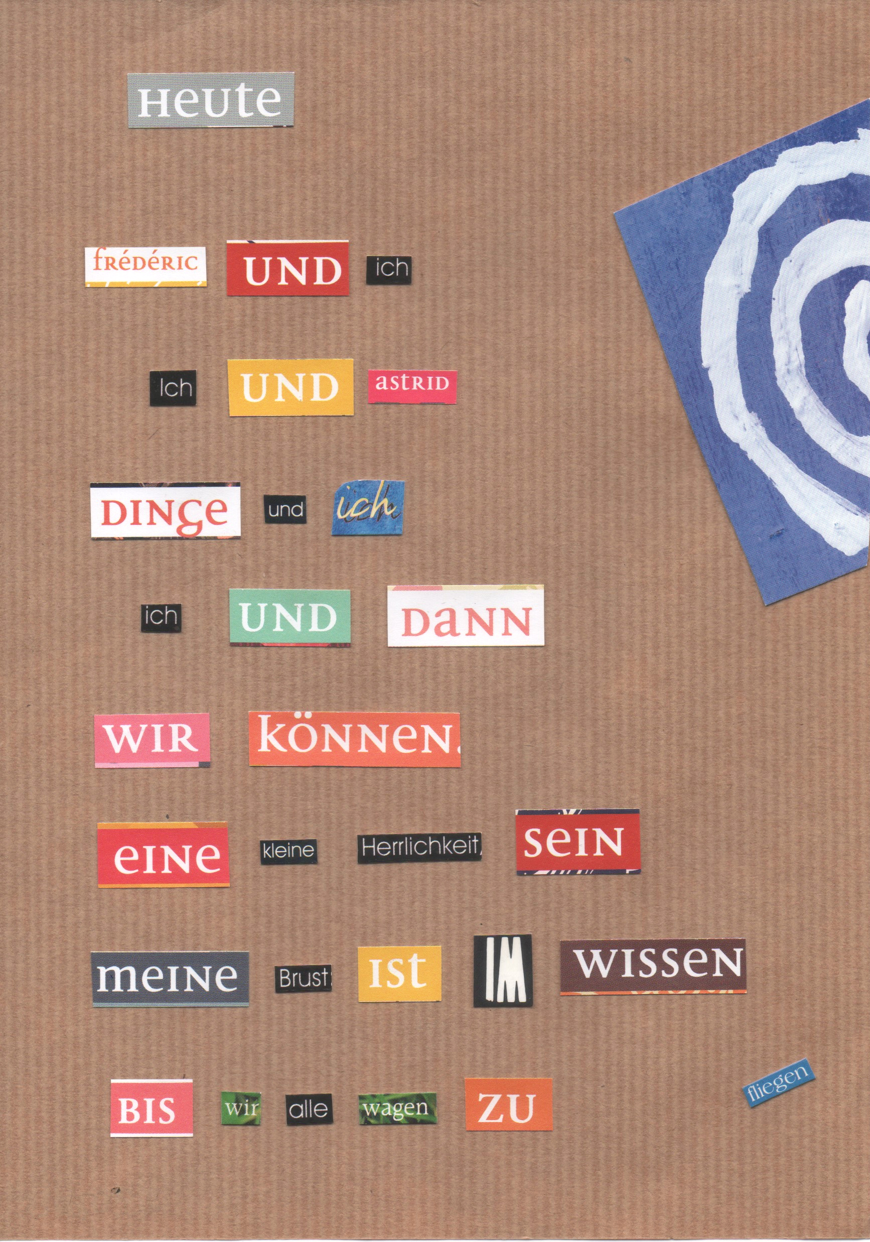 Lyrik als Collage